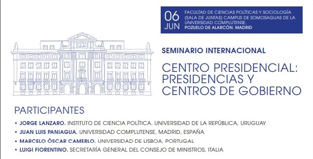 SEMINARIO INTERNACIONAL CENTRO PRESIDENCIAL: PRESIDENCIAS Y CENTROS DE GOBIERNO - 1